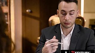 Gorgeous Stacy Bloom gets her pretty ass fucked by naughty lawyer in hentai style.