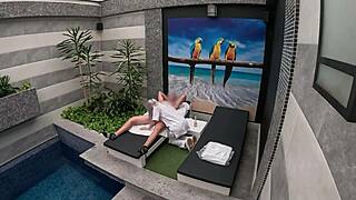 Do you want to see the blonde give blowjob in hotel?