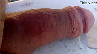 Dropping my cock and watching it bounce in slow motion, so cool