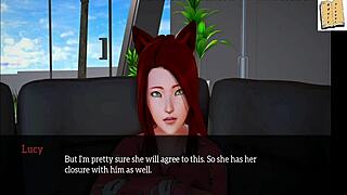 Redhead Hentai Action in 3D Cartoon Family Scene
