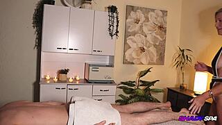Damn, older Swedish milf gives the best massage with happy ending!