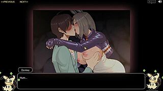 Hentai game Village Rhapsody part 3 with big assets in barn.