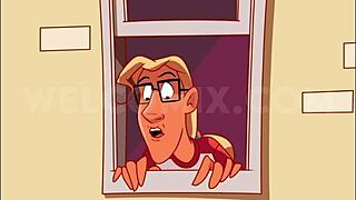 Hey, check these hot sex moments while getting a suntan in naughty animation!