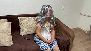 without any hassle, mom lets stepson drill her big ass