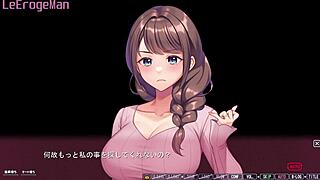 Wife cheats with old man in anime blowjob scene