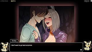 Hentai game Village Rhapsody part 3 with big assets in barn.