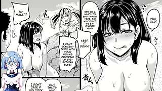 hey, a beach vacation turned into casual sex in this hentai game! 🏖️