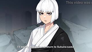 Hakari Vs Uraume In Hentai Cartoon