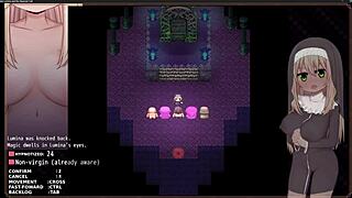 Rumina explores the hypnosis cult in this anime game sequel