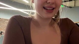 Anal Fucking and Squirting Hard in Public Changing Room