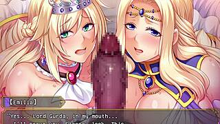 ราชินีอังกฤษซับมิลฟ์ภรรยาเล่นเกมร่าน