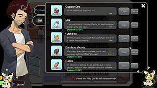 Hentai game Village Rhapsody part 3 with big assets in barn.