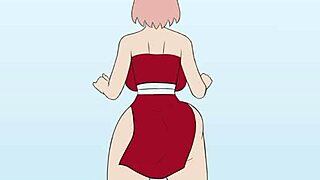 Oh my gosh, check out Sakura Haruno in this wild animated Rule34 compilation!
