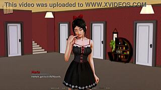 harem hotel 50 game in anime style