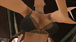 Cristina gets fucked by two mechanics in the workshop