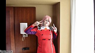 Behind The Scenes: Kitti Myxn In Cosplay Gets Cum In Mouth From Black Cock!