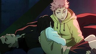 Jujutsu Anime Features Wild Hentai Action with Intense Cartoon Encounters in Every Scene.