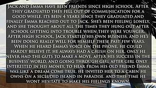 Jack and Emma get spanked in paradise