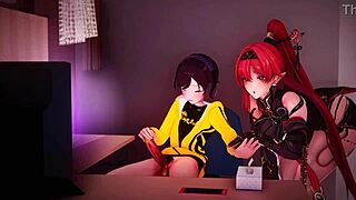 bad boy learned his lesson with mommy's handjob and cowgirl ride!