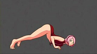 Oh my gosh, check out Sakura Haruno in this wild animated Rule34 compilation!