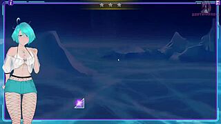 Milf Hunter 7, creampie Uranus from behind in this hentai game!