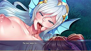 Heroine transforms in this wild hentai anime scene.