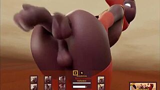 Anal Action In Hentai Game