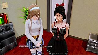 Exploring Harem Hotel 284 in Anime Game