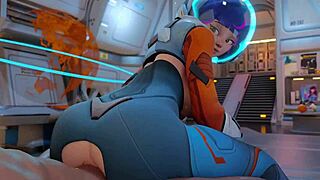 Juno from Overwatch 2 shines in this hardcore hentai compilation