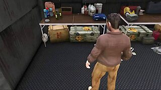 Cristina gets fucked by two mechanics in the workshop