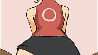 Oh my gosh, check out Sakura Haruno in this wild animated Rule34 compilation!