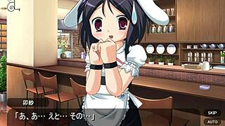 Intense Rabbit Training in Hentai Game Anime