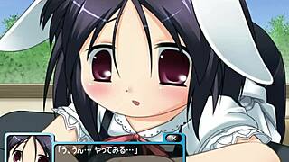 Intense Rabbit Training in Hentai Game Anime