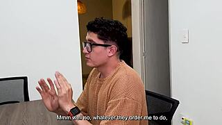 Fuck me hard and I’ll hire you. Curvy Daniela Andrea nails her candidate!