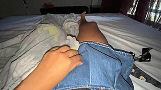 at university, exhaustion leads me to finger my wet slit