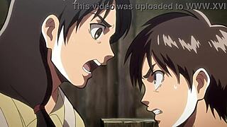 Shingeki no Kyojin Ep1 full HD dubbed action now!