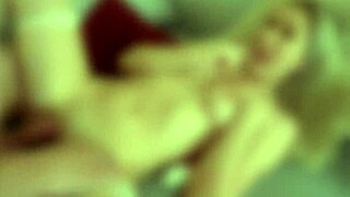 Supersexy Miss Santa surprises old guy with the ultimate holiday gift