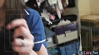 british nurse blows big cock in hospital with desperate need