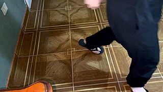 Insatiable Colombian step-cousin arrives, begs to suck cock, licks balls and ass in amateur fun.