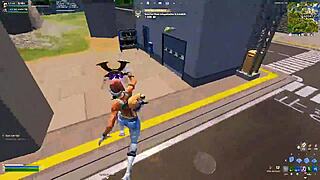 Playing Fortnite with Bisexual Transgender, Bent Over Action?