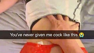 Richelle rose, the real cheating girlfriend, gets rough anal creampie revenge on snapchat.