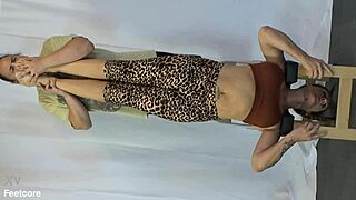 Hiring manager checks life-guard's soles for skills