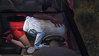 Franklin in GTA 5 Picks Up Hooker for Car Service