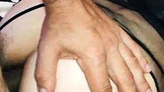 i love watching my skinny milf wife get her tight ass wet in homemade anal pov.