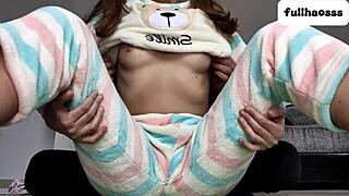 stepdad, stop it, don't touch my pussy or small tits like that