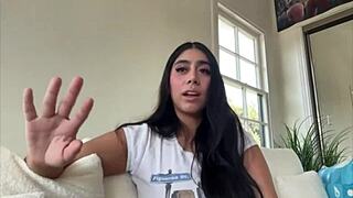 Violet Myers plunges deeper into interracial backstage casting with big tits and ass