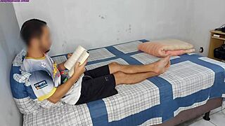 My half-sister cleaned my room while stepdad fixed the yard