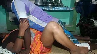 I can't resist aunty's hot village home fucking