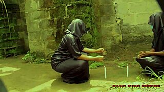 Mature Fucked Babe Savored My Big Black Cock During Bush Sex After Massage