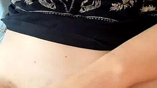 Miranielt masturbates in first video while neighbor bathes in shower!